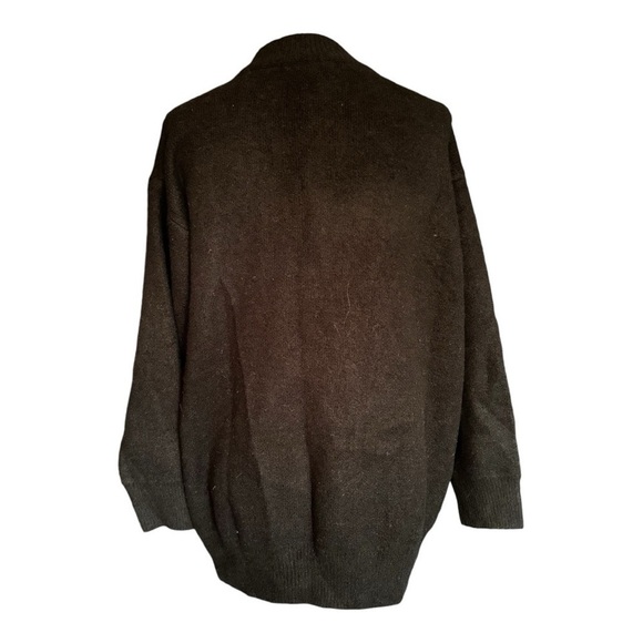 NWT Catherine MALANDRINO Black Sweater Cardigan - Size Large New with tags - Picture 3 of 3